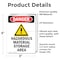 Signmission GHS Hazardous Material Danger Sign, Vinyl Decal, 3.5in W x 5in L, 2PK OS-2PACK-DS-D-35-V-2024 - alternate 3